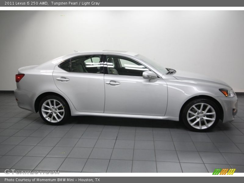 Tungsten Pearl / Light Gray 2011 Lexus IS 250 AWD