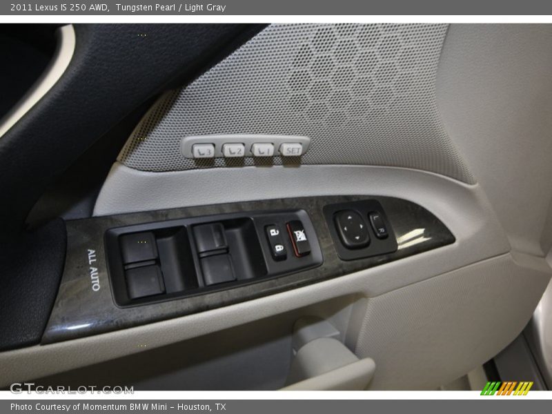 Tungsten Pearl / Light Gray 2011 Lexus IS 250 AWD
