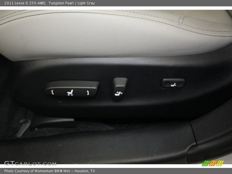 Tungsten Pearl / Light Gray 2011 Lexus IS 250 AWD