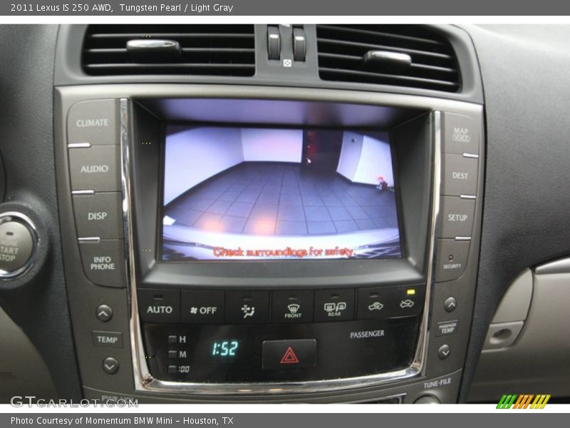 Tungsten Pearl / Light Gray 2011 Lexus IS 250 AWD