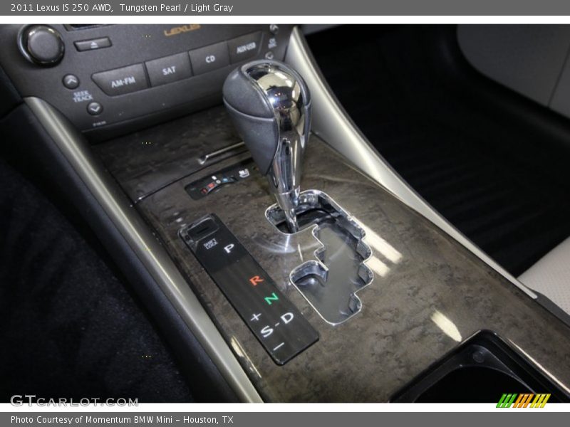 Tungsten Pearl / Light Gray 2011 Lexus IS 250 AWD