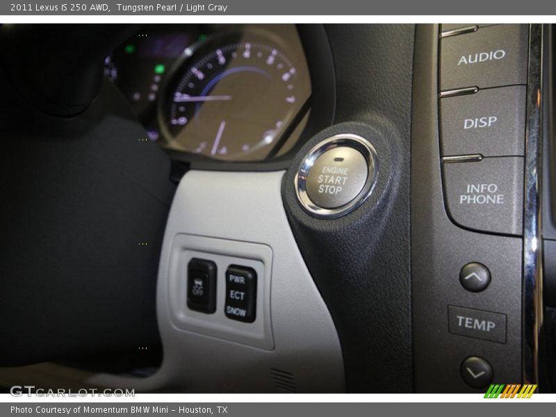 Tungsten Pearl / Light Gray 2011 Lexus IS 250 AWD