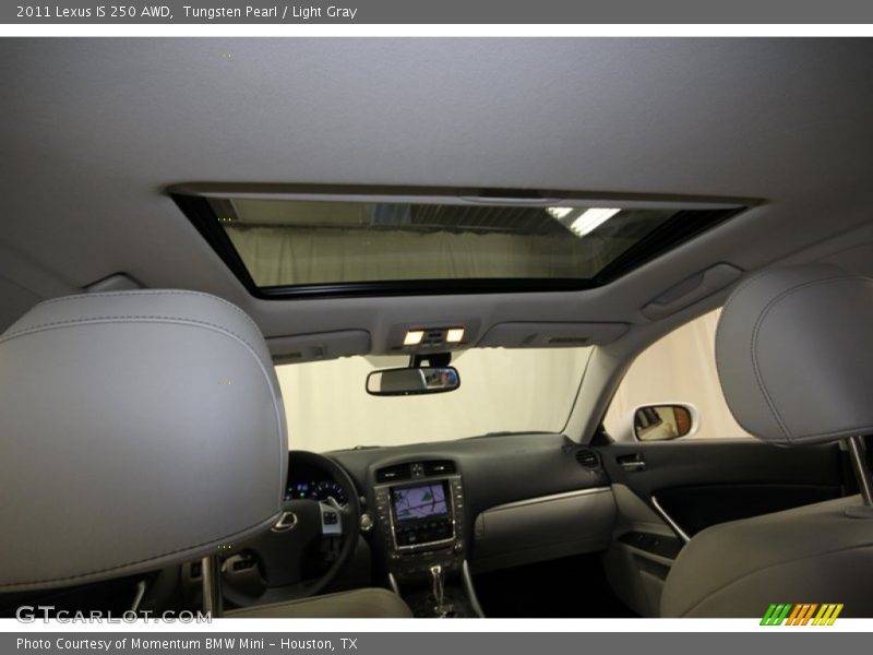 Tungsten Pearl / Light Gray 2011 Lexus IS 250 AWD
