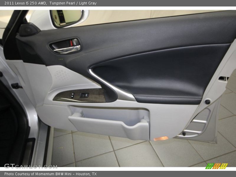Tungsten Pearl / Light Gray 2011 Lexus IS 250 AWD