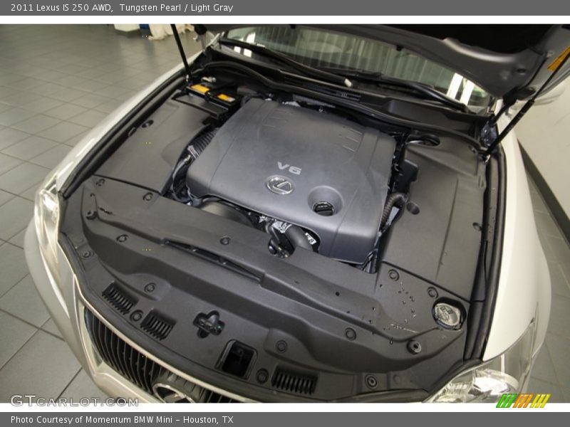 Tungsten Pearl / Light Gray 2011 Lexus IS 250 AWD