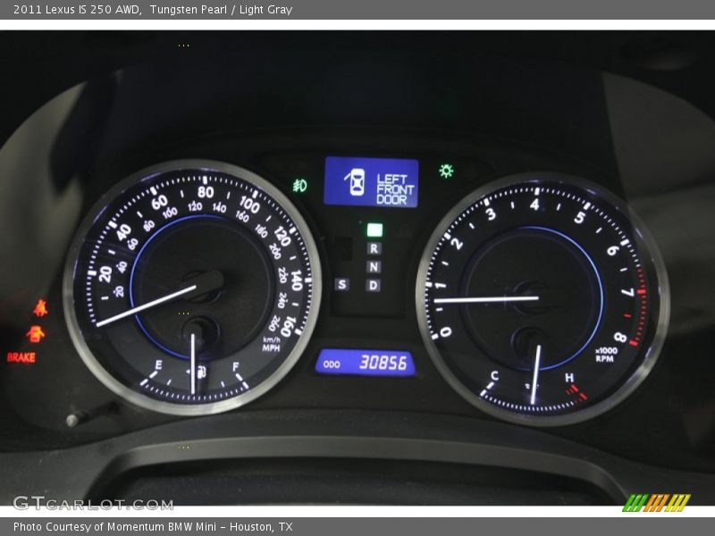 Tungsten Pearl / Light Gray 2011 Lexus IS 250 AWD