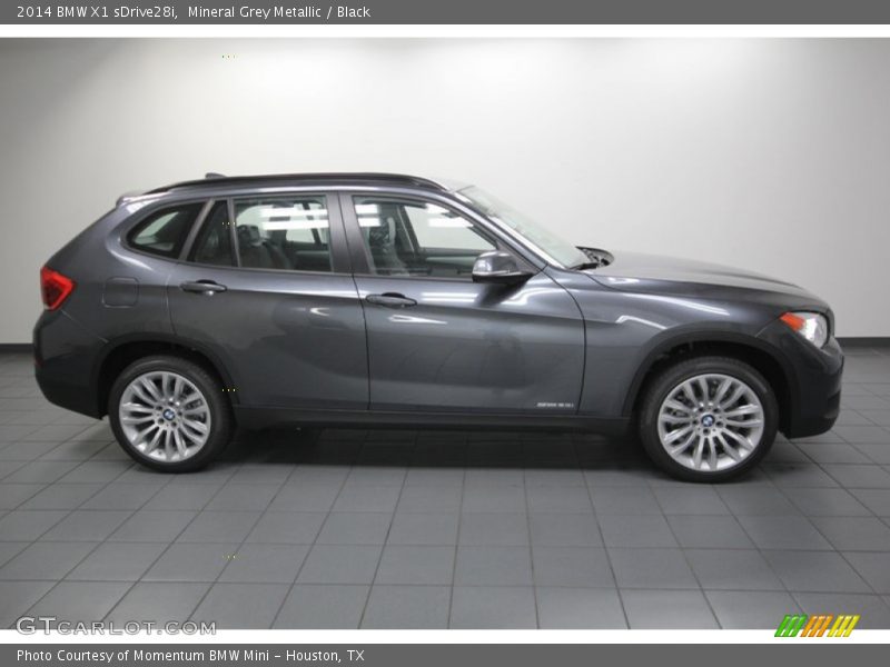Mineral Grey Metallic / Black 2014 BMW X1 sDrive28i