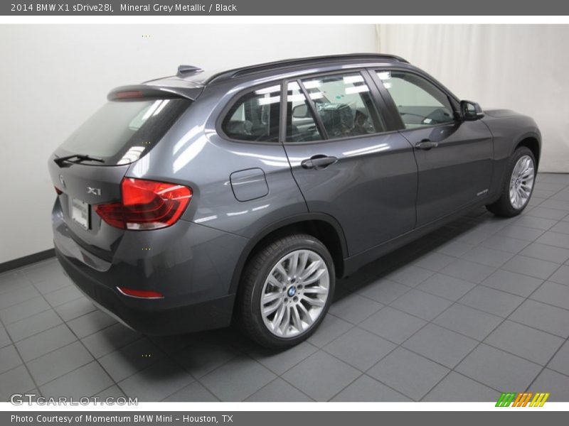 Mineral Grey Metallic / Black 2014 BMW X1 sDrive28i
