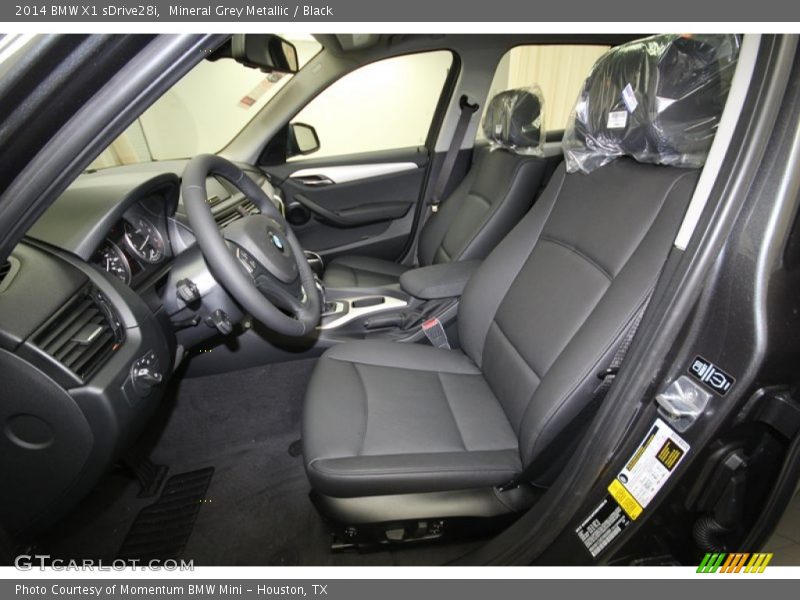 Mineral Grey Metallic / Black 2014 BMW X1 sDrive28i