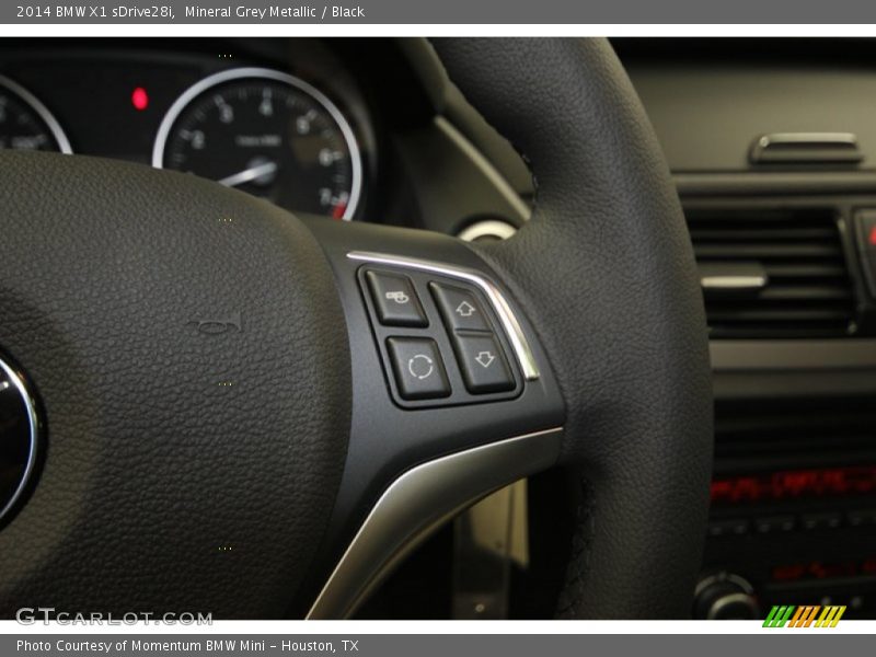Mineral Grey Metallic / Black 2014 BMW X1 sDrive28i