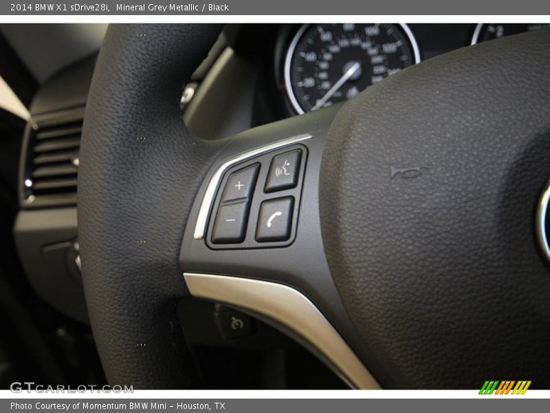 Mineral Grey Metallic / Black 2014 BMW X1 sDrive28i