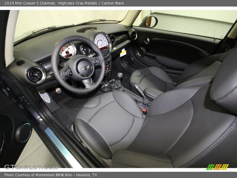  2014 Cooper S Clubman Carbon Black Interior