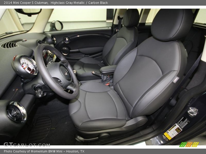 Front Seat of 2014 Cooper S Clubman