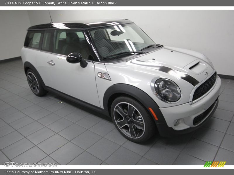 White Silver Metallic / Carbon Black 2014 Mini Cooper S Clubman