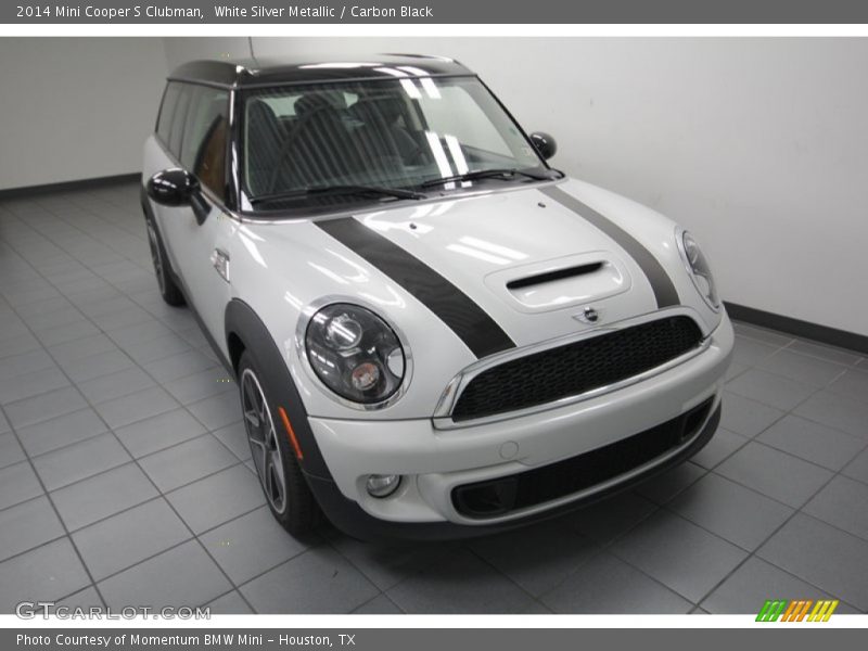 White Silver Metallic / Carbon Black 2014 Mini Cooper S Clubman