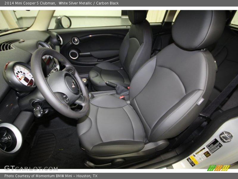  2014 Cooper S Clubman Carbon Black Interior