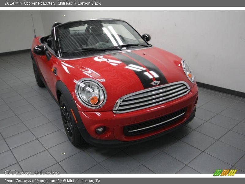 Chili Red / Carbon Black 2014 Mini Cooper Roadster