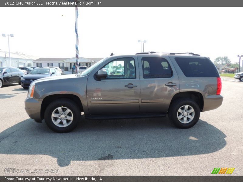 Mocha Steel Metallic / Light Tan 2012 GMC Yukon SLE