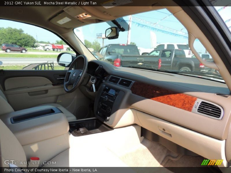 Mocha Steel Metallic / Light Tan 2012 GMC Yukon SLE
