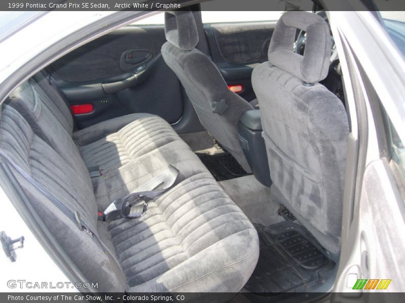 Arctic White / Graphite 1999 Pontiac Grand Prix SE Sedan