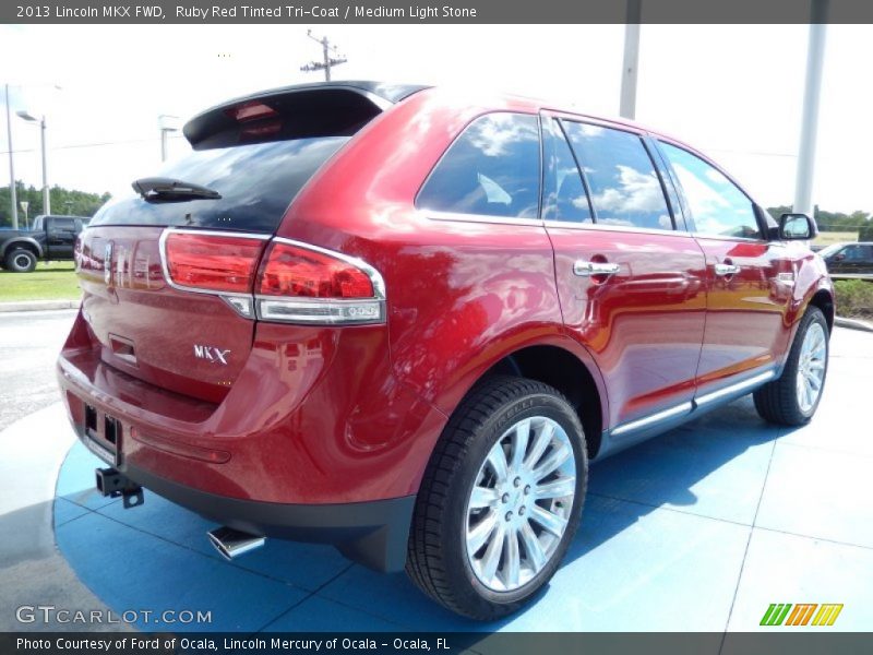 Ruby Red Tinted Tri-Coat / Medium Light Stone 2013 Lincoln MKX FWD