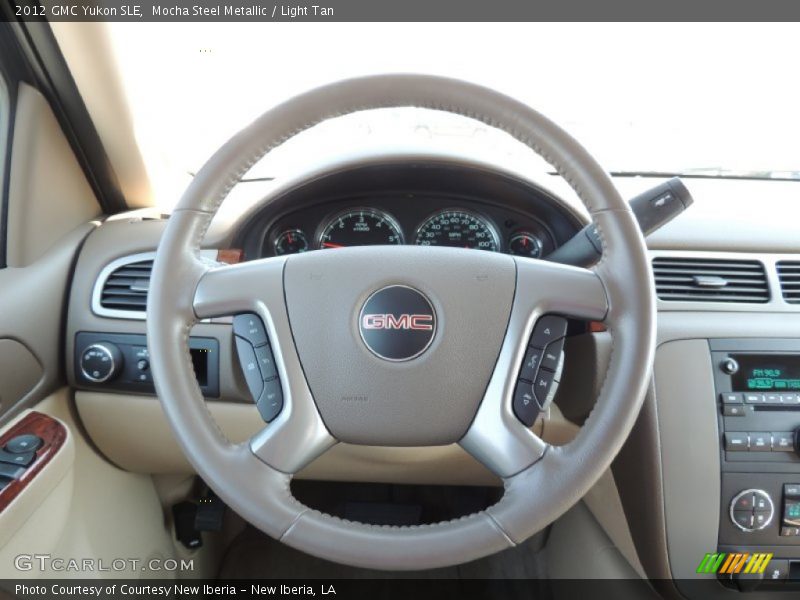 Mocha Steel Metallic / Light Tan 2012 GMC Yukon SLE