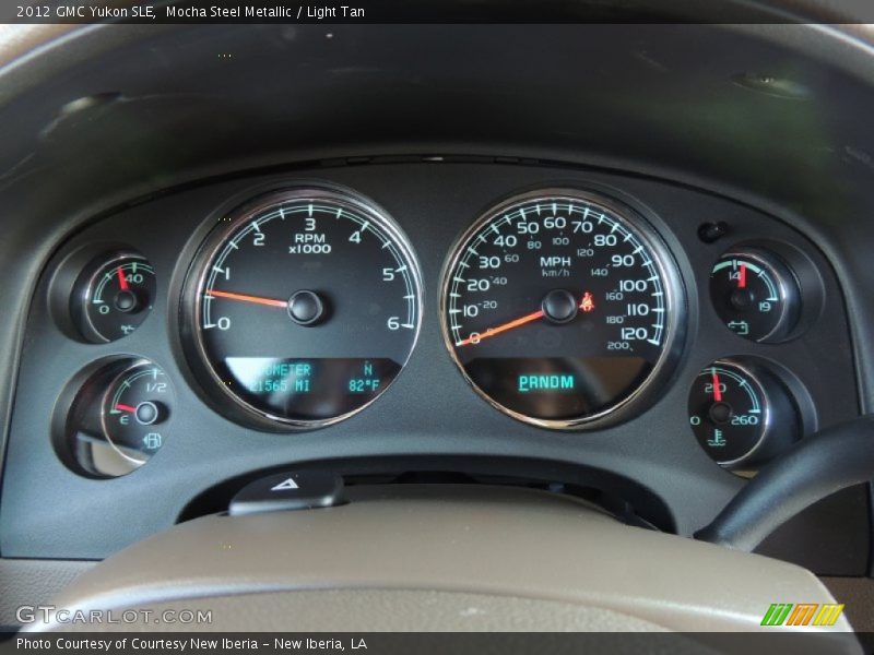 Mocha Steel Metallic / Light Tan 2012 GMC Yukon SLE