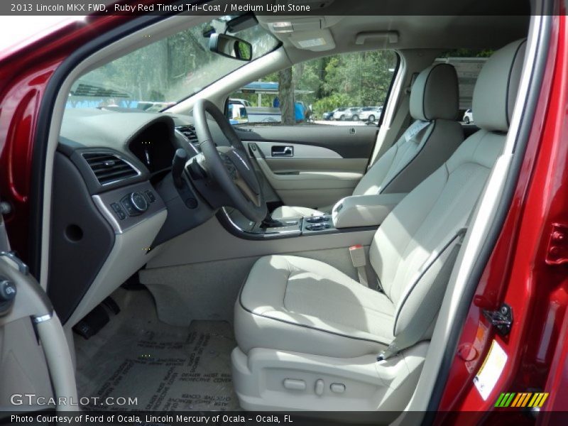 Ruby Red Tinted Tri-Coat / Medium Light Stone 2013 Lincoln MKX FWD
