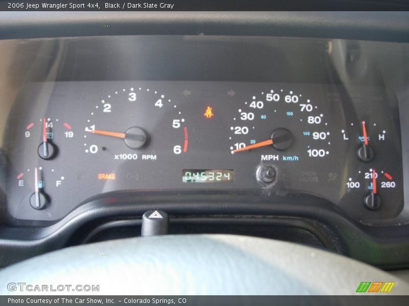 Black / Dark Slate Gray 2006 Jeep Wrangler Sport 4x4