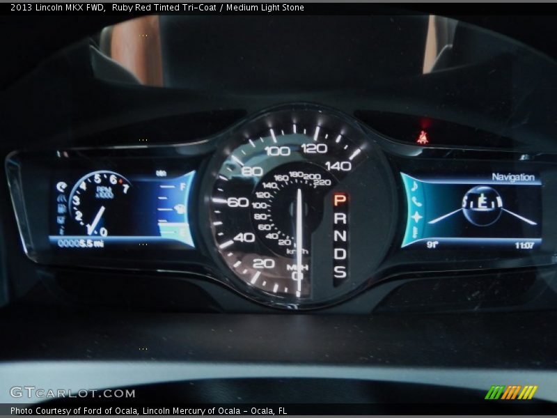 Ruby Red Tinted Tri-Coat / Medium Light Stone 2013 Lincoln MKX FWD
