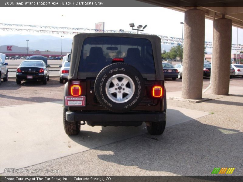 Black / Dark Slate Gray 2006 Jeep Wrangler Sport 4x4