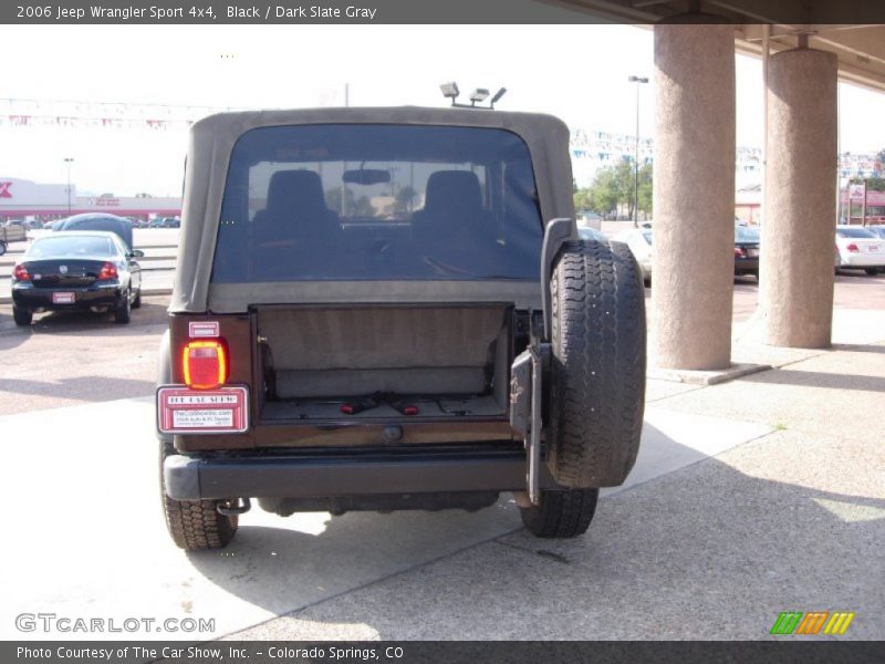 Black / Dark Slate Gray 2006 Jeep Wrangler Sport 4x4