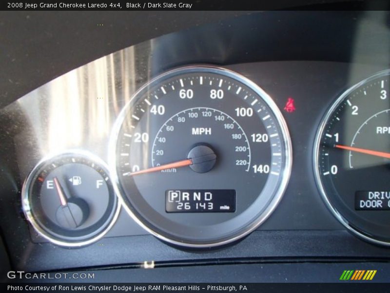 Black / Dark Slate Gray 2008 Jeep Grand Cherokee Laredo 4x4