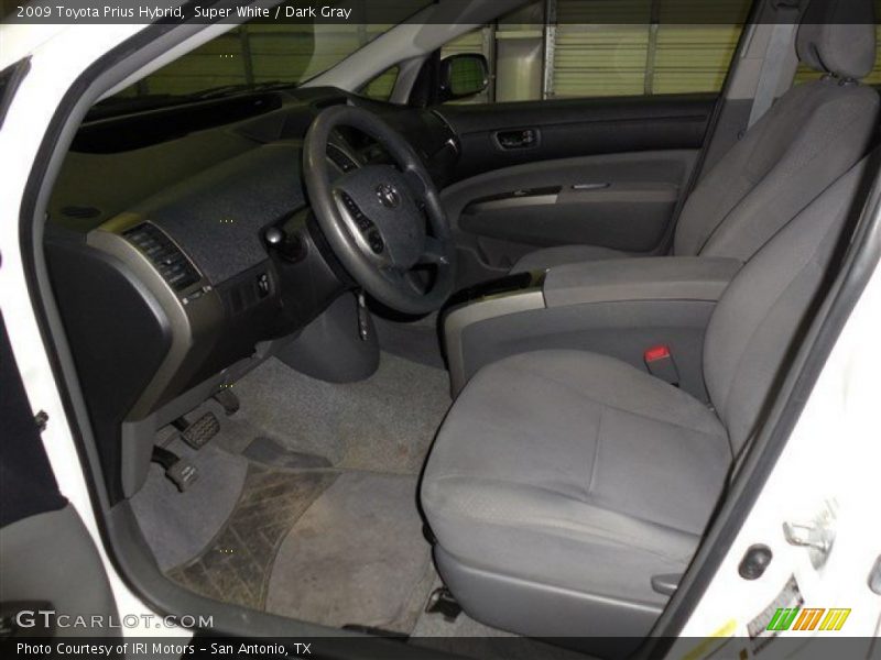 Super White / Dark Gray 2009 Toyota Prius Hybrid