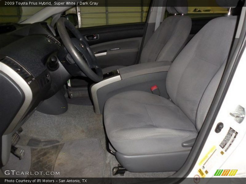 Super White / Dark Gray 2009 Toyota Prius Hybrid