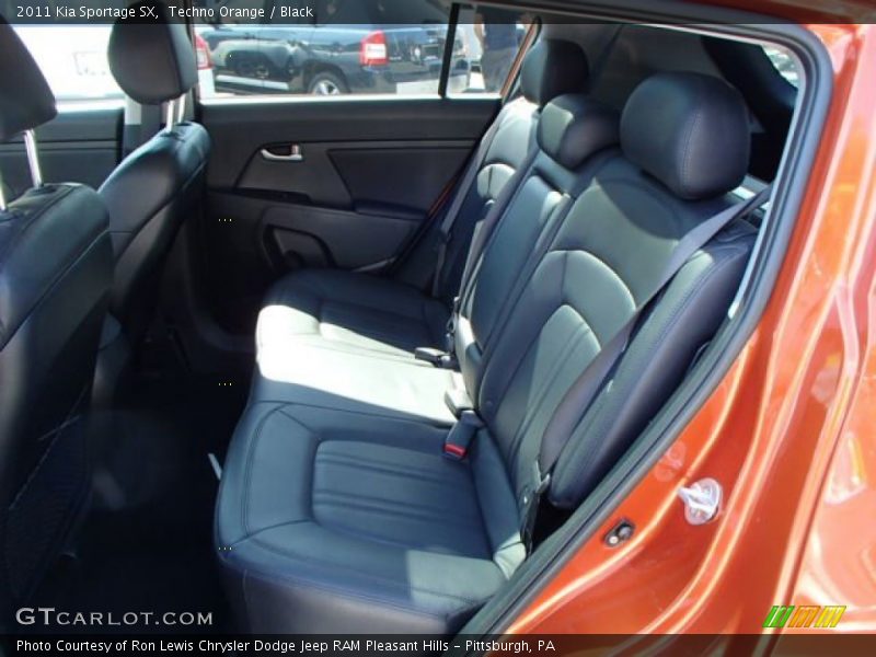 Rear Seat of 2011 Sportage SX