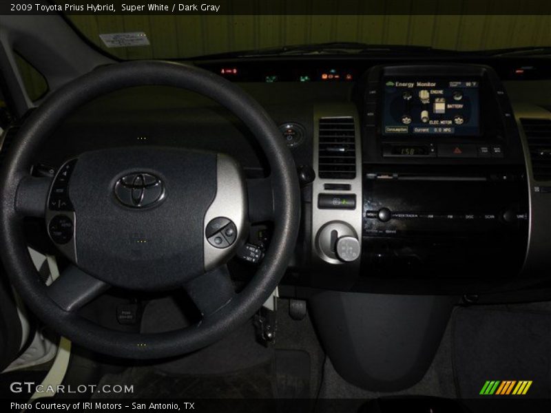 Super White / Dark Gray 2009 Toyota Prius Hybrid