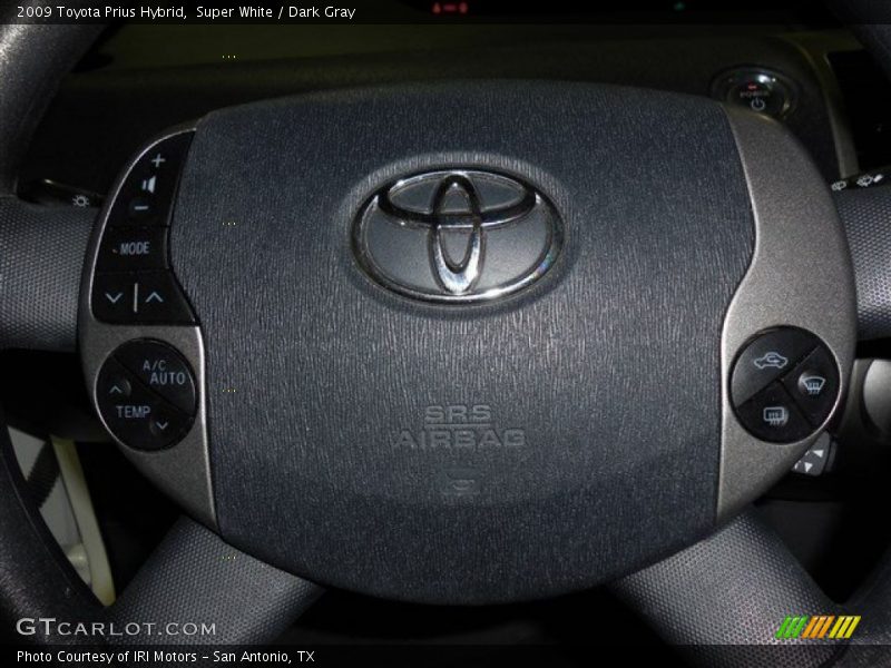 Super White / Dark Gray 2009 Toyota Prius Hybrid