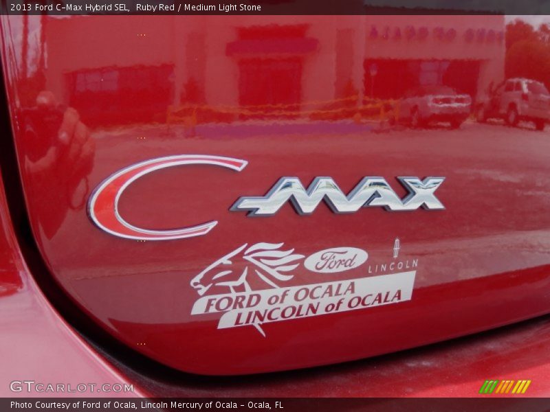 Ruby Red / Medium Light Stone 2013 Ford C-Max Hybrid SEL