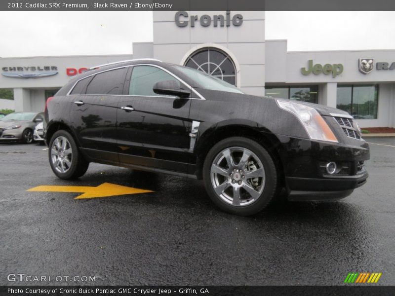 Black Raven / Ebony/Ebony 2012 Cadillac SRX Premium