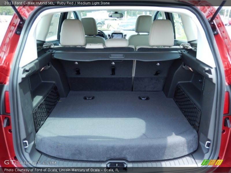 Ruby Red / Medium Light Stone 2013 Ford C-Max Hybrid SEL