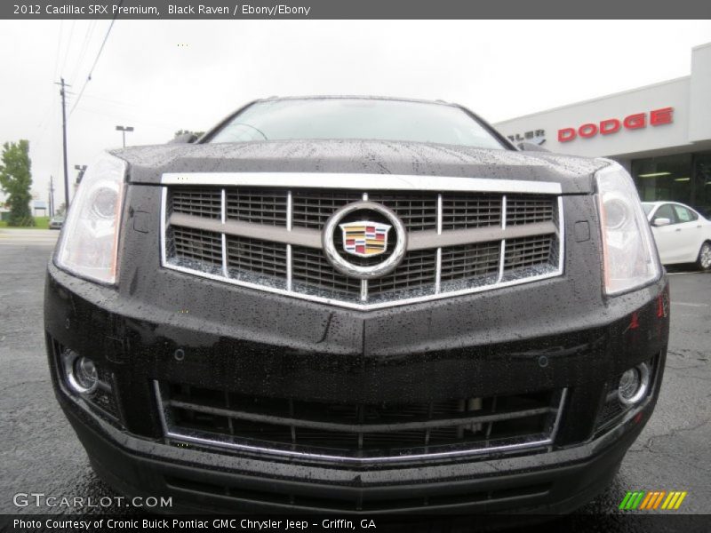 Black Raven / Ebony/Ebony 2012 Cadillac SRX Premium