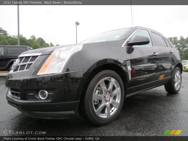Black Raven / Ebony/Ebony 2012 Cadillac SRX Premium