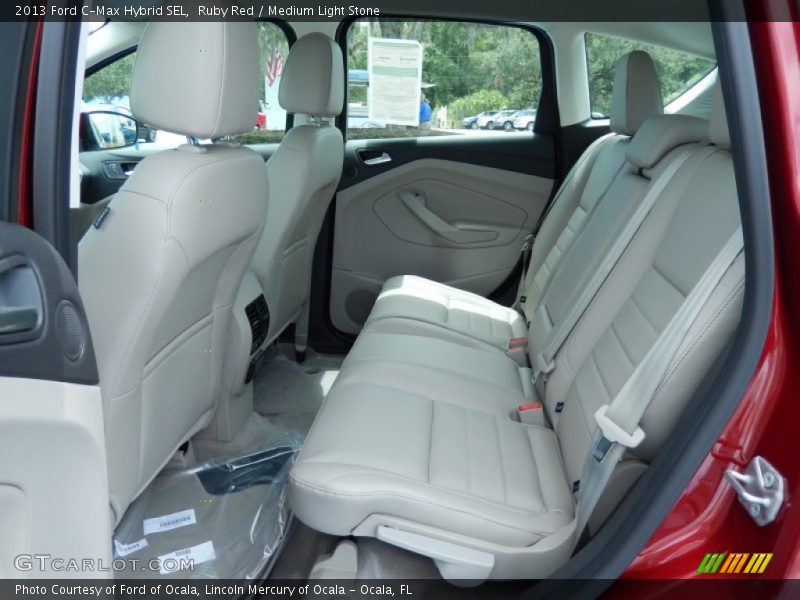Ruby Red / Medium Light Stone 2013 Ford C-Max Hybrid SEL
