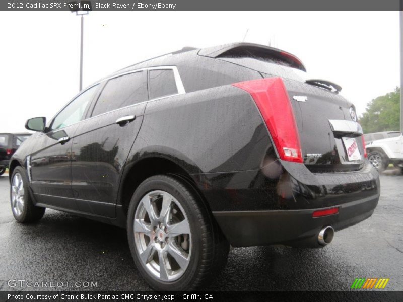 Black Raven / Ebony/Ebony 2012 Cadillac SRX Premium