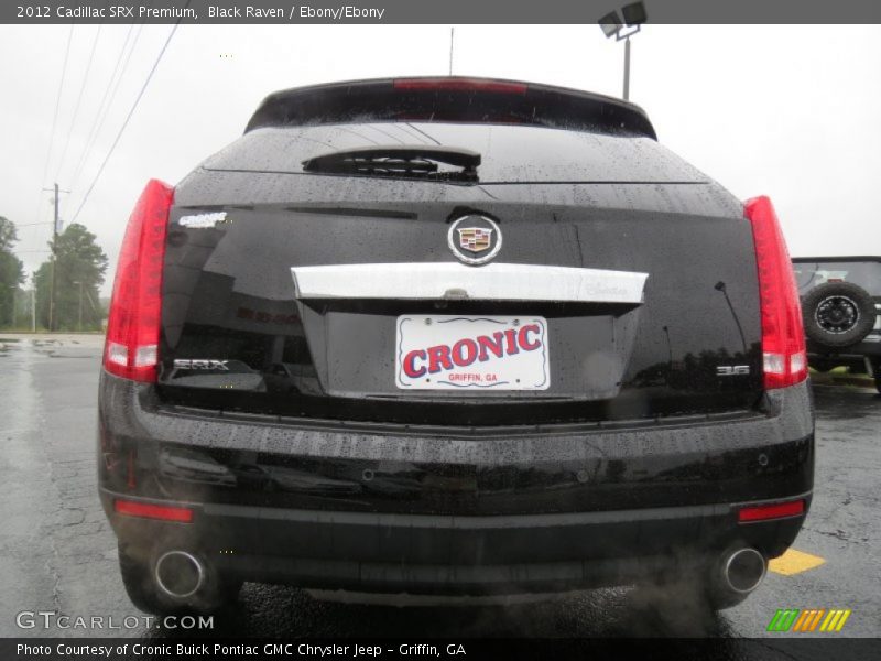 Black Raven / Ebony/Ebony 2012 Cadillac SRX Premium