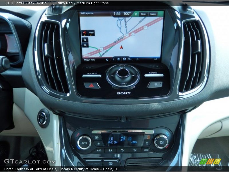 Ruby Red / Medium Light Stone 2013 Ford C-Max Hybrid SEL