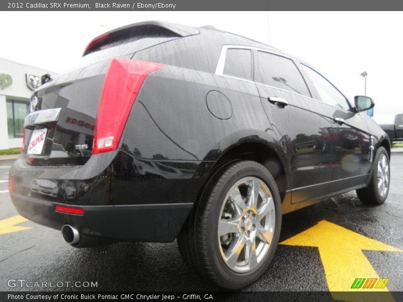 Black Raven / Ebony/Ebony 2012 Cadillac SRX Premium