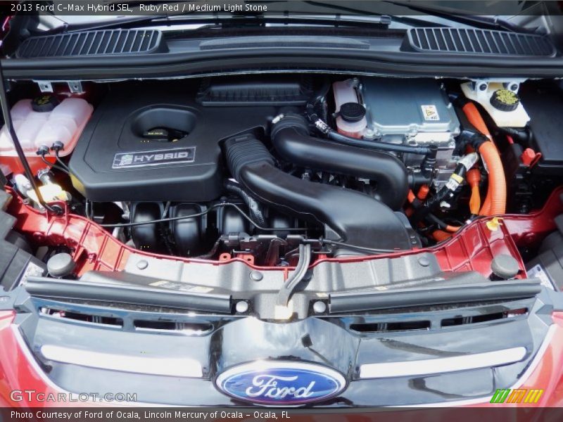 Ruby Red / Medium Light Stone 2013 Ford C-Max Hybrid SEL
