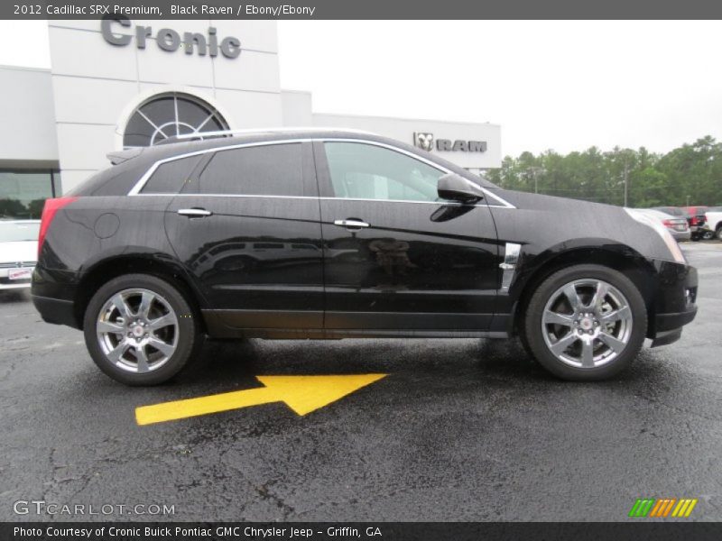 Black Raven / Ebony/Ebony 2012 Cadillac SRX Premium